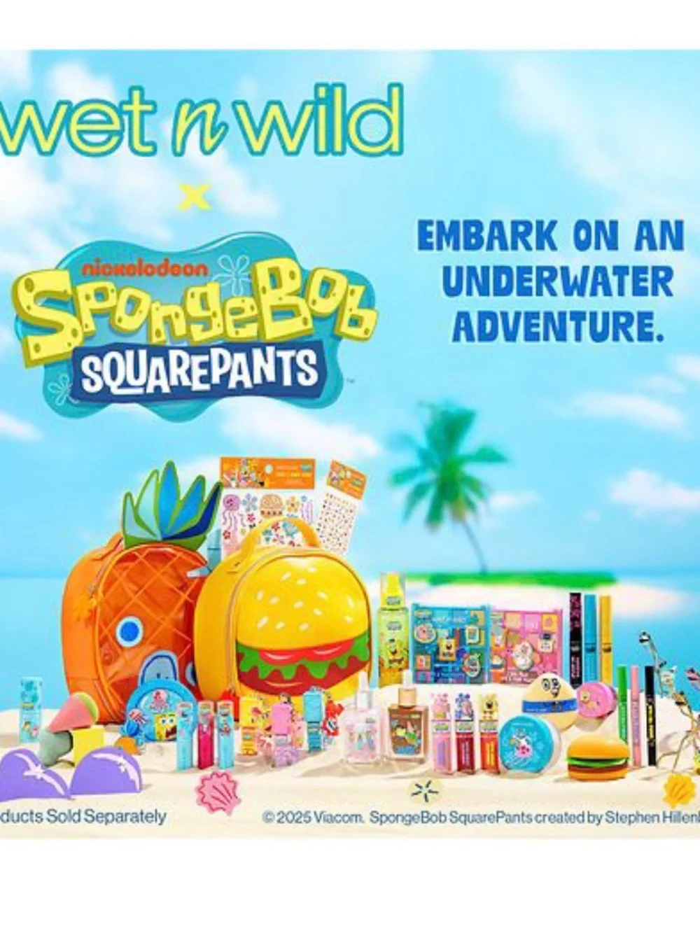 Wet n Wild x SpongeBob Eyelash Cutler NIB
